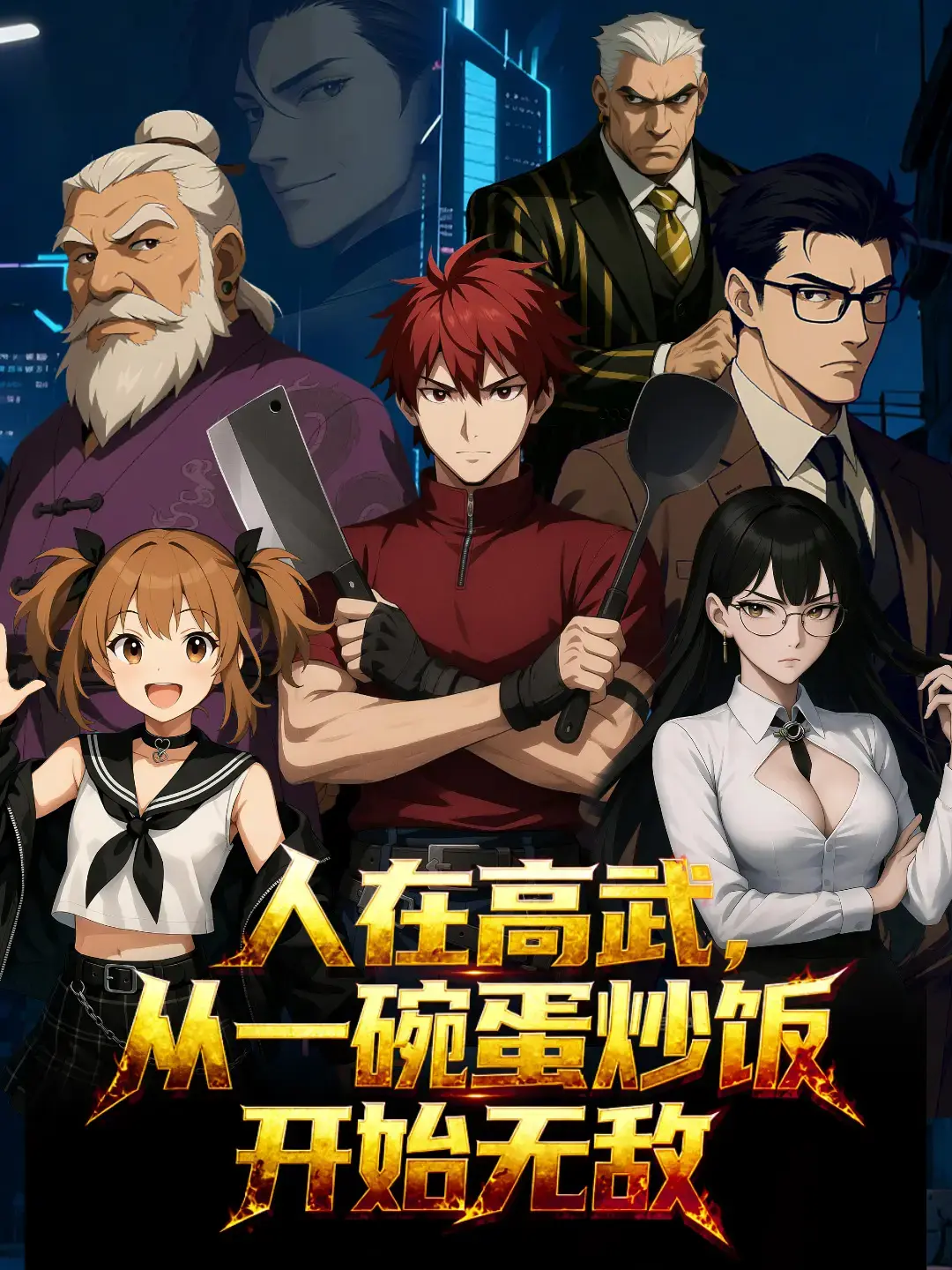 《人在高武从一碗蛋炒饭开始无敌》动漫全22集未删减版_1080P高清在线播放_林霄主演高武热血番_免费夸克网盘资源获取